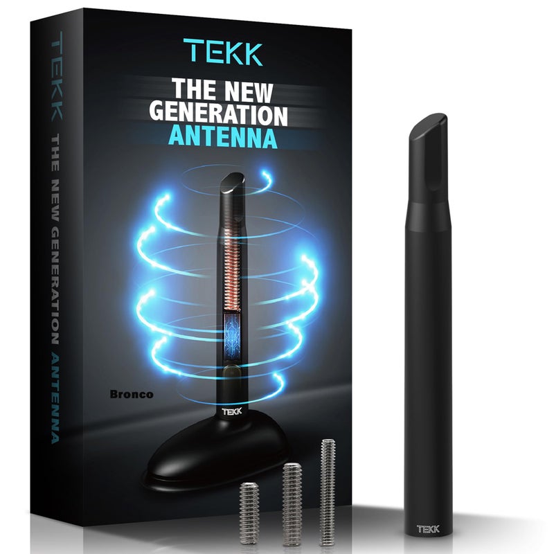 TEKK Short Antenna Compatible with Bronco 2021 to 2023 / Designed for Optimized FM/AM Reception / 4.8 Inches - Image 1