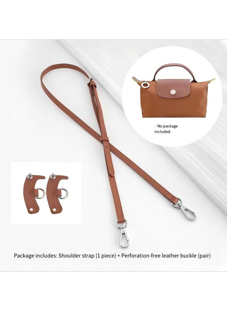 Generic Genuine Leather Purse Straps - Adjustable Shoulder Strap for Longchamp Mini Bags 