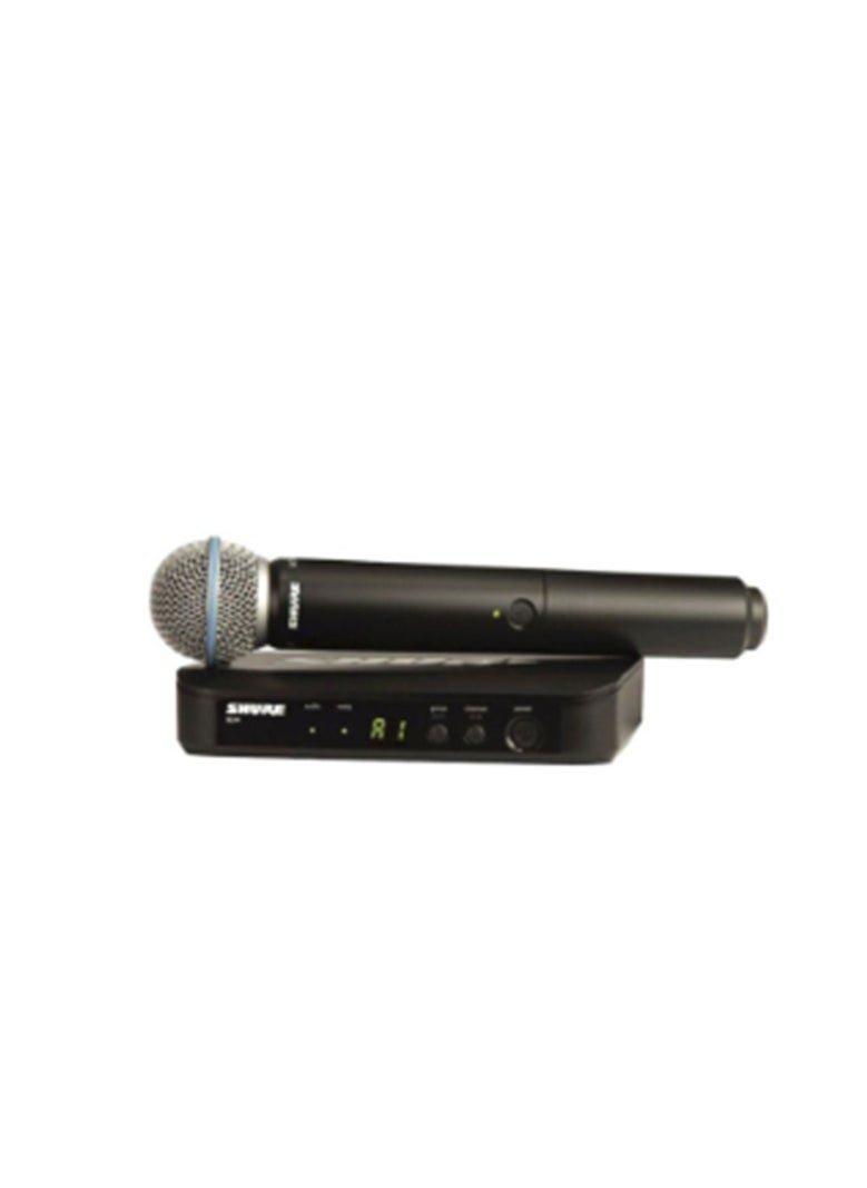 Shure - Handheld Wireless Microphone System BLX24UK/B58X-K14 Black - Image 1