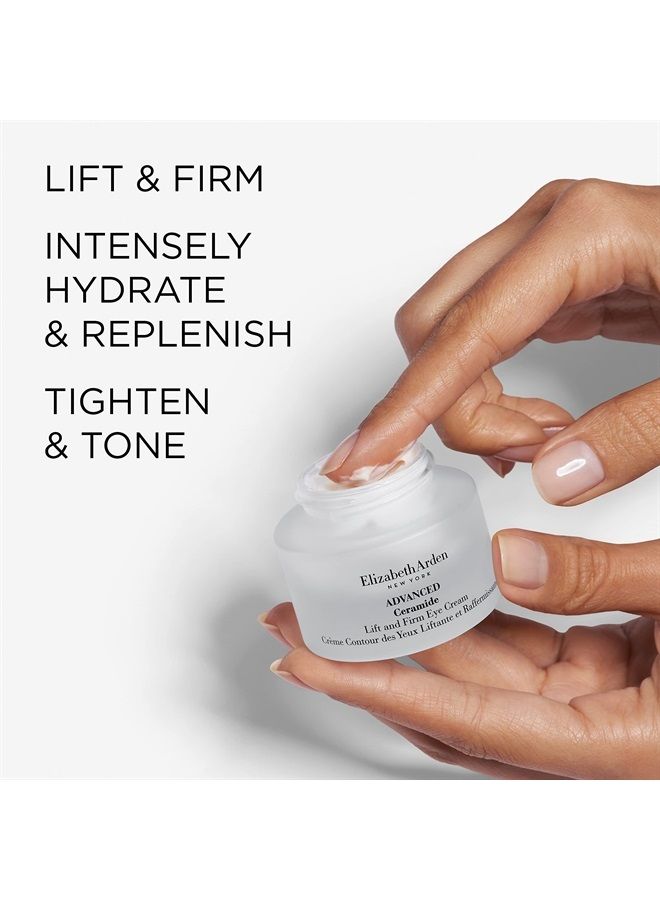 Elizabeth Arden Advanced Ceramide Lift and Firm Eye Cream, Anti Aging moisturizer, 0.5 Oz  - Image 2