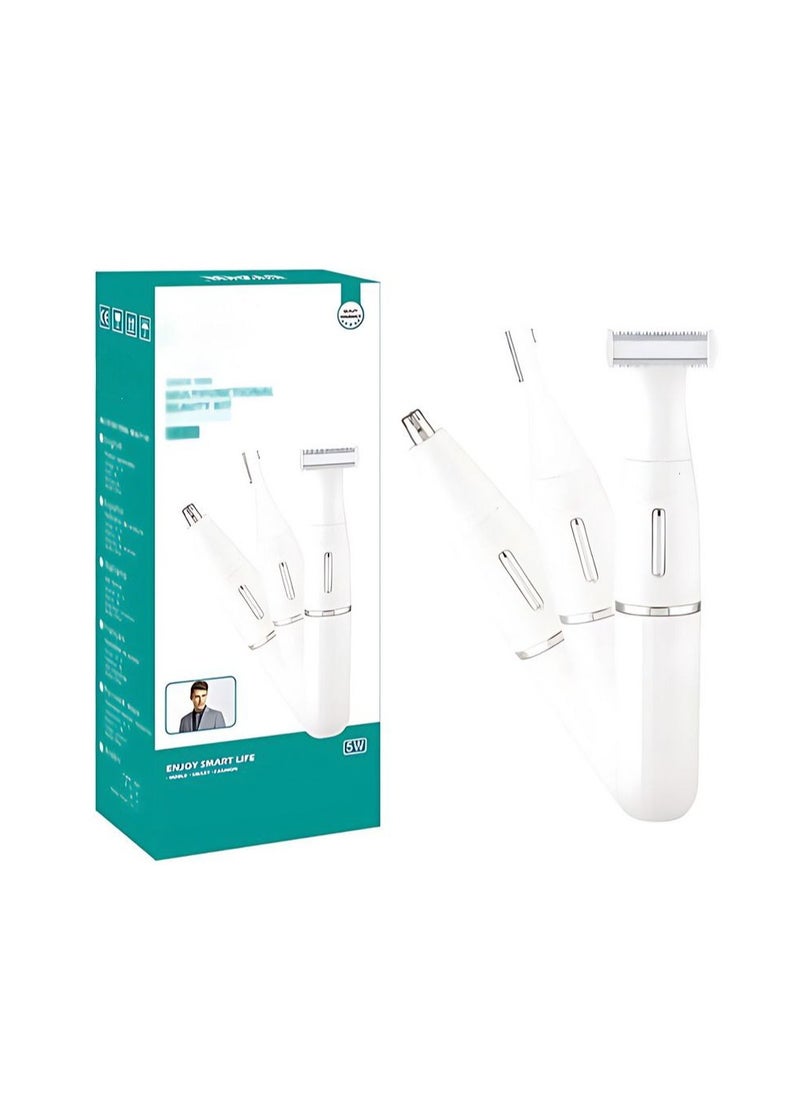 Generic ST-5720 3-in-1 Multifunctional Beauty Kit, 3-in-1 (Body hair cutter head, eyebrow cutter head, nose hair cutter head)  - Image 1