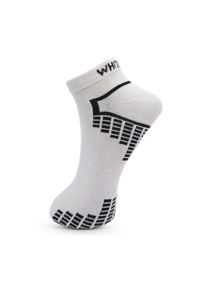 White Leaf Men's Breathable Cotton Ankle Socks - 3 Pairs, Lightweight and Comfortable for all Season - Image 3