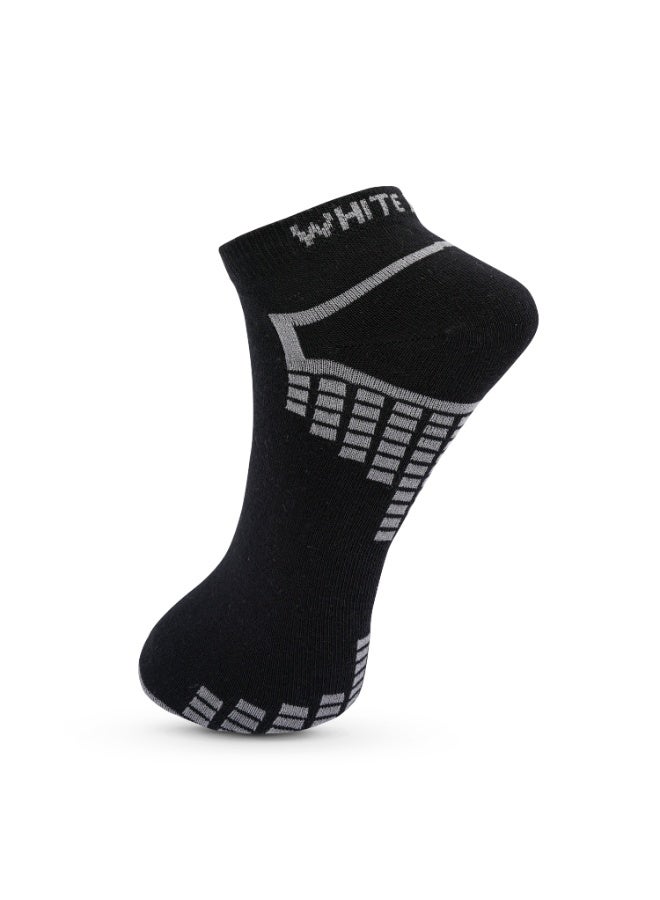 White Leaf Men's Breathable Cotton Ankle Socks - 3 Pairs, Lightweight and Comfortable for all Season - Image 4