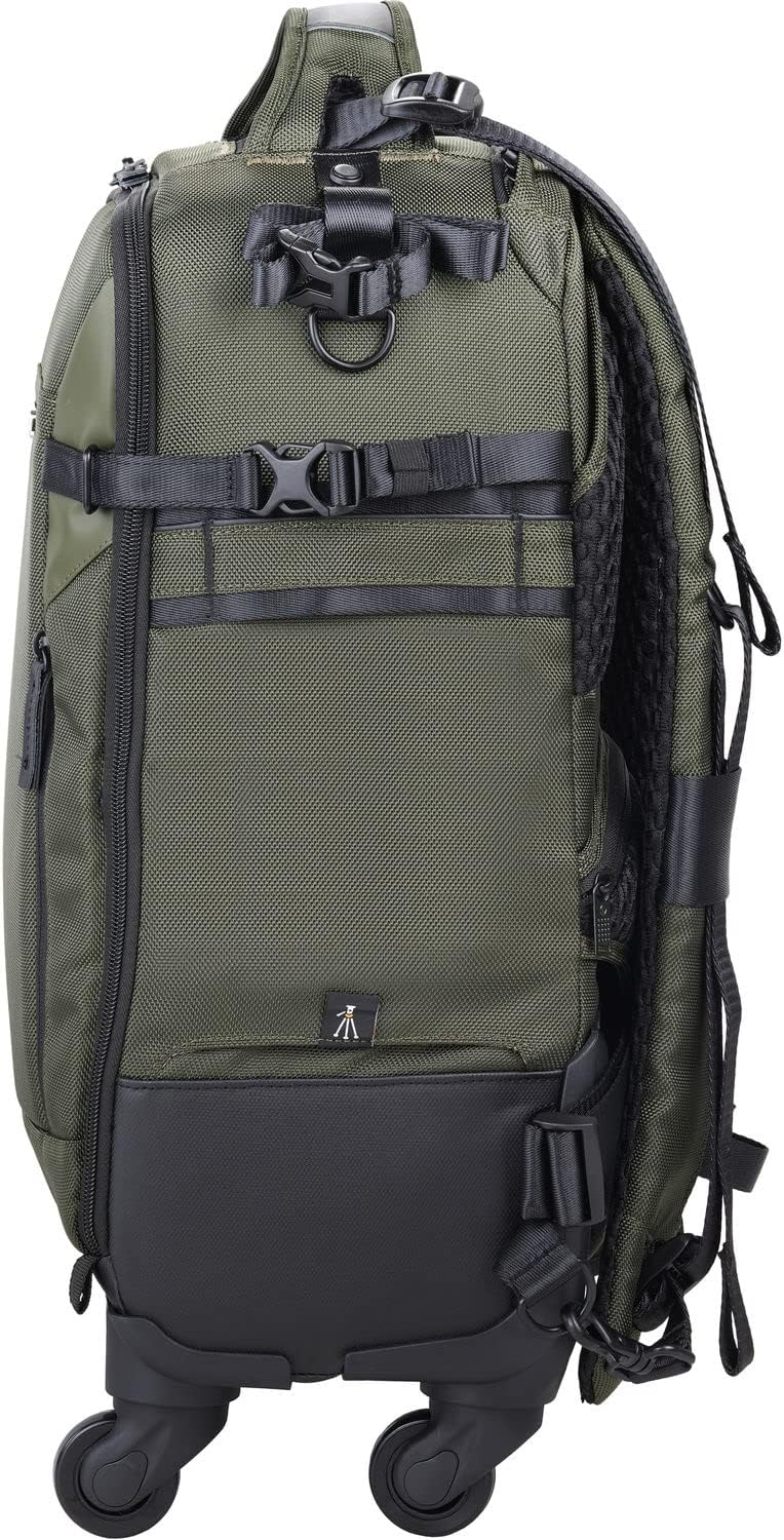 Vanguard VEO SELECT 55BT 4-Wheel Roller/Backpack - Green - Image 3