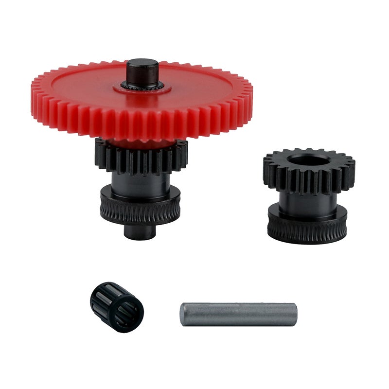 Extruder Gear Compatible with ELEGOO Neptune 4 /Pro/Plus/Max Hardened Steel Dual Gear Kit One Shaft Design Precision Bearings Upgraded 3D Printer Parts - Image 1