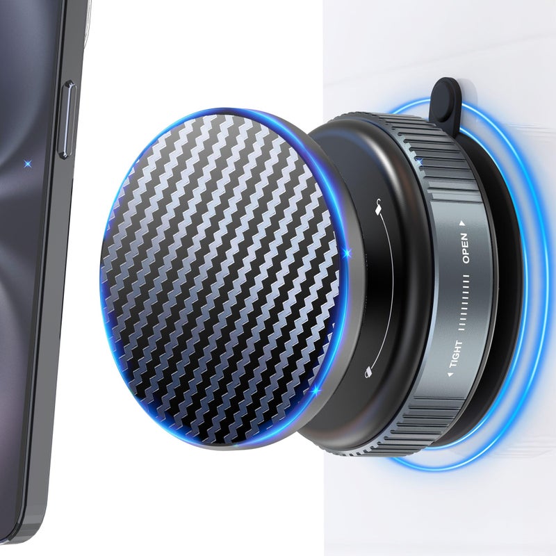 HomeMount Vacuum Magnetic Phone Holder Stand for Magsafe, 2025 Upgraded Suction Cup Phone Mount, 360Â° Adjustable Magnetic Phone Holder for iPhone 16/15/14/13/12, Gyms/Mirrors/Smooth Surface - Image 1