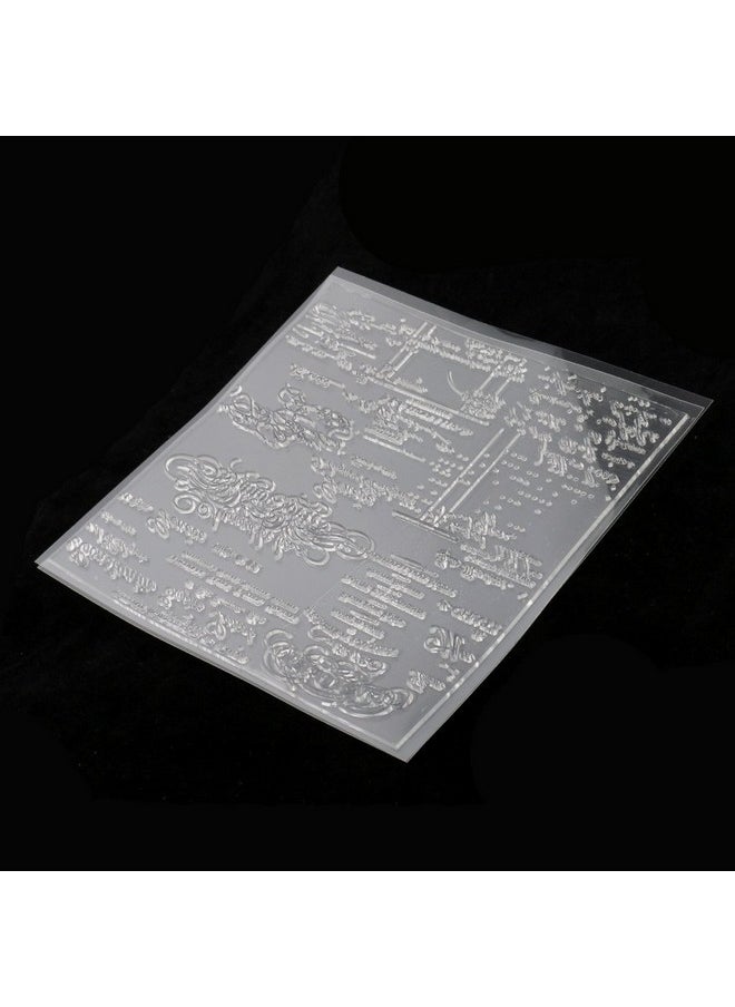 Baoblaze Orangetag English Decoration Silicone Clear Rubber Stamp Script Diy Scrapbooking Card Making  - Image 4