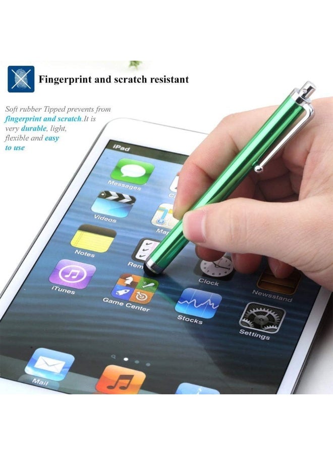 10 Pack Pink Purple Black Green Silver Stylus Universal Touch Screen Capacitive Stylus for iPhone 6/6s 6Plus 6s Plus, iPad, Kindle Touch - Image 4