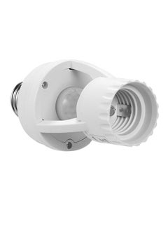 Generic LED Bulb Light Sensor Lamp Holder White  - Image 2