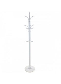 Extra Clothes Rack for hanging clothes with hooks White  - Image 1