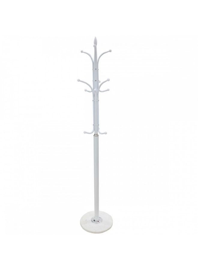 متجر 7 شماعة لتعليق الملابس مع خطافات أبيض - Image 1