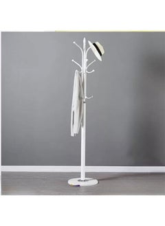 Extra Clothes Rack for hanging clothes with hooks White  - Image 3