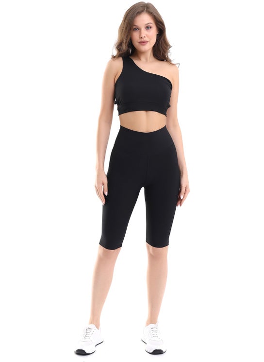 Win Moda Women's Knee Length Tights Shorts / Sea Pool and Training Running Shorts  - Image 2