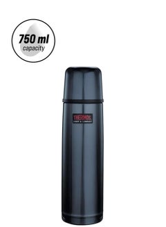 THERMOS THERMOS STAINLESS STEEL VACUUM INSULATED MIDNIGHT BLUE FLASK 750 ML  - Image 1
