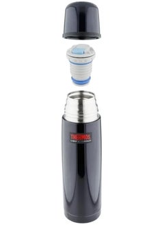 THERMOS THERMOS STAINLESS STEEL VACUUM INSULATED MIDNIGHT BLUE FLASK 750 ML  - Image 2