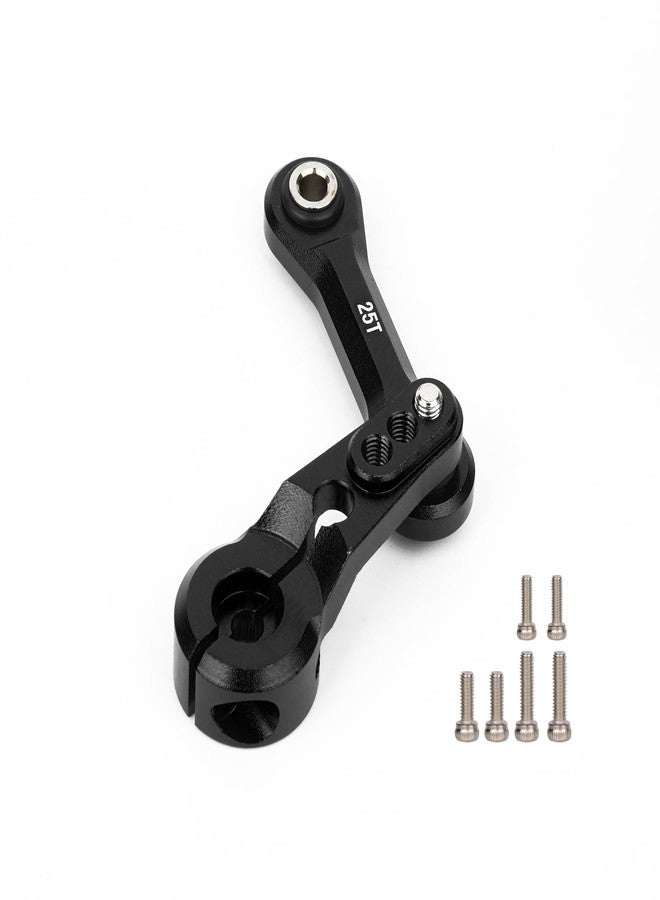 MOSHNOLY Aluminum Tie Rod&25T Steering Servo Horn for Arrma 1/8 6S Typhon/Kraton/Talion/Outcast/Notorious,1/7 Limitless/Infraction/Mojave 6S Blx Upgrades Fixed Link Steering 25t Servo Arm AR340061 AR330230 - Image 1