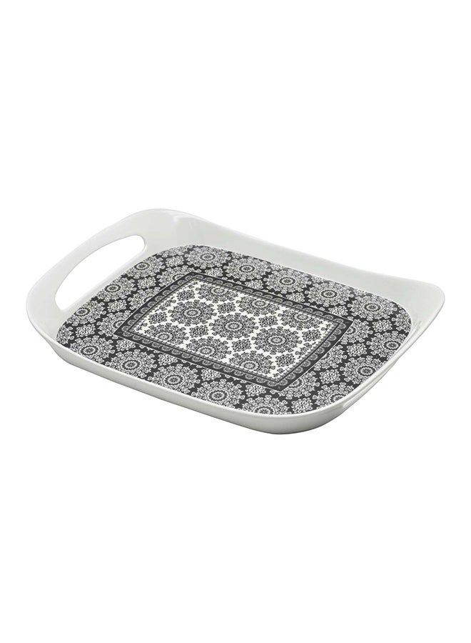 Rk Comfort Tray Small Black Abstract, Dwt1024Bab, 12.25" X 9" - Image 1
