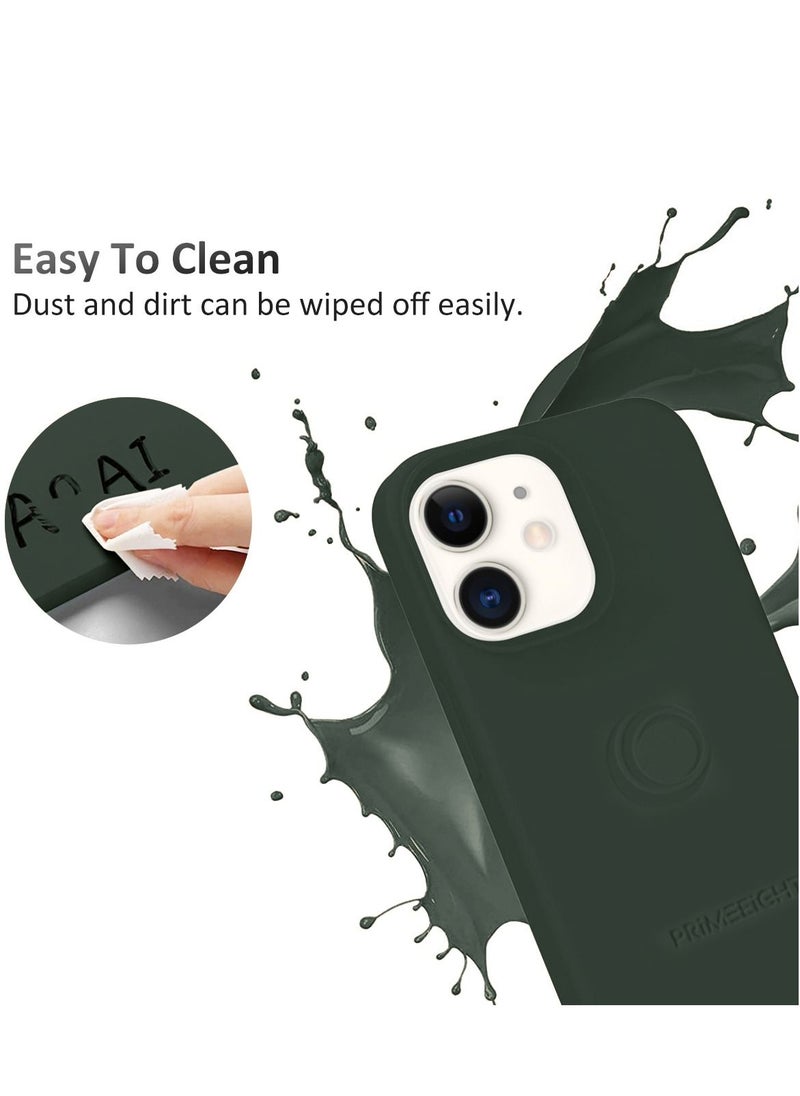PRIMEEIGHT - iPhone 12 Case 6.1 inch Shockproof Curved Edges apple iphone 12 case Anti Scratch iphone 12 protective case GREEN - Image 1