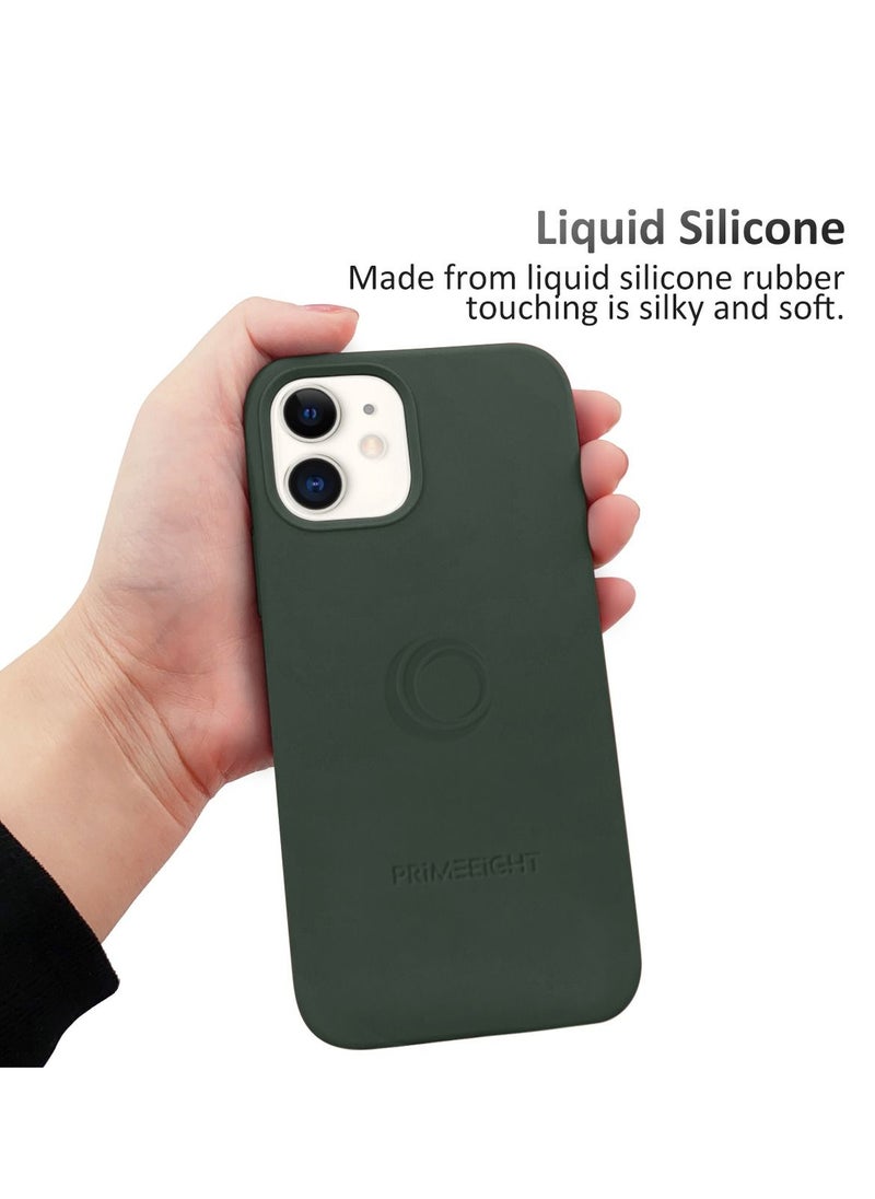 PRIMEEIGHT - iPhone 12 Case 6.1 inch Shockproof Curved Edges apple iphone 12 case Anti Scratch iphone 12 protective case GREEN - Image 1