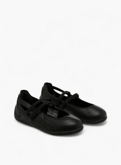 Kappa Girls' Solid School Shoes with Elasticated Strap