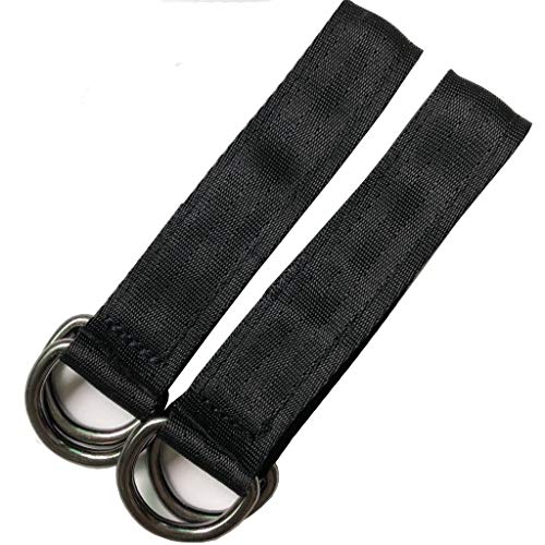 AIVOOF Tree Swing Straps, 1 PCS 25cm / 9.8inches Heavy Duty Hanging Kit with Carabiner, Holds 220 lbs, Perfect for Swing Seat, Hammock, Plank - Image 3