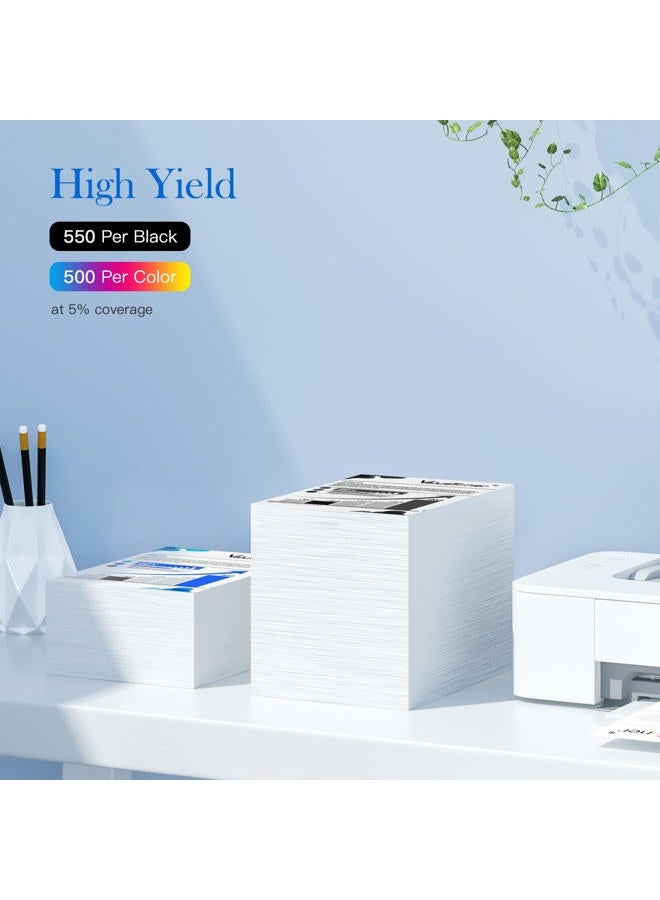 Valuetoner خراطيش حبر معاد تصنيعها بديل لـ HP 21 C9351AN و 22 C9352AN لطابعات DESKJET F4180 F2210 D1560 و OFFICEJET 4315 J3640 و FAX 3180 و PSC 1401 (2 أسود، 1 ثلاثي الألوان، 3 عبوات) - Image 3