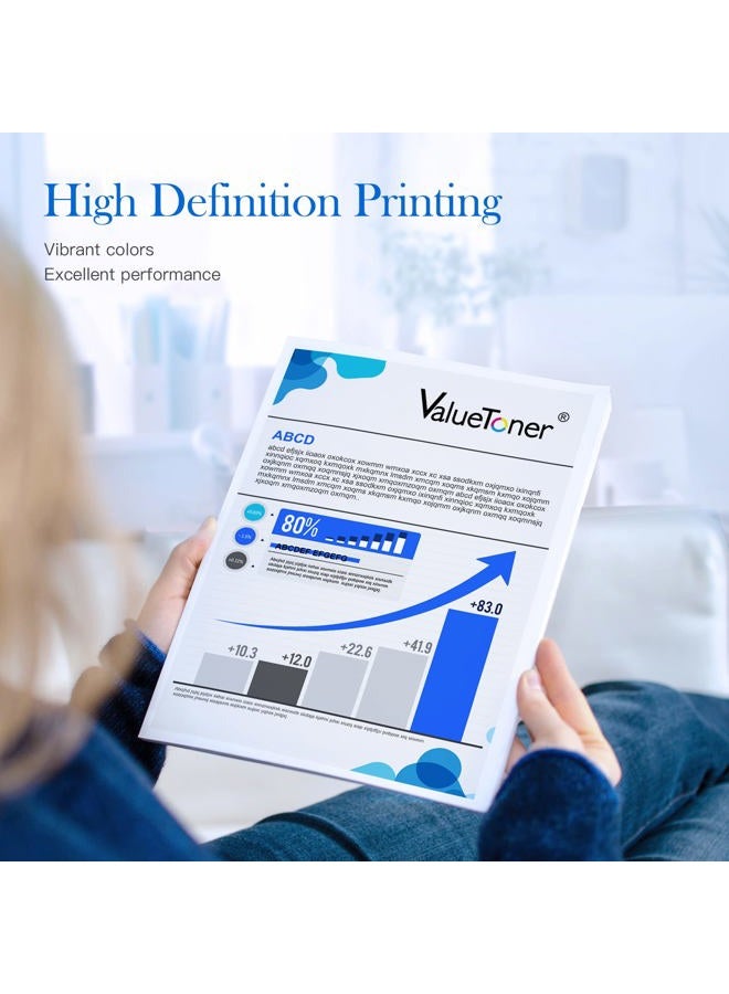 Valuetoner خراطيش حبر معاد تصنيعها بديل لـ HP 21 C9351AN و 22 C9352AN لطابعات DESKJET F4180 F2210 D1560 و OFFICEJET 4315 J3640 و FAX 3180 و PSC 1401 (2 أسود، 1 ثلاثي الألوان، 3 عبوات) - Image 4