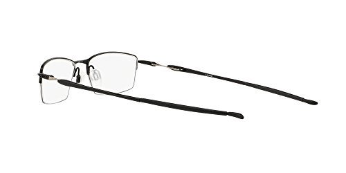 Oakley Men's Ox5113 Lizard Rectangular Prescription Eyeglass Frames, Satin Black/Demo Lens, 54 mm - Image 3