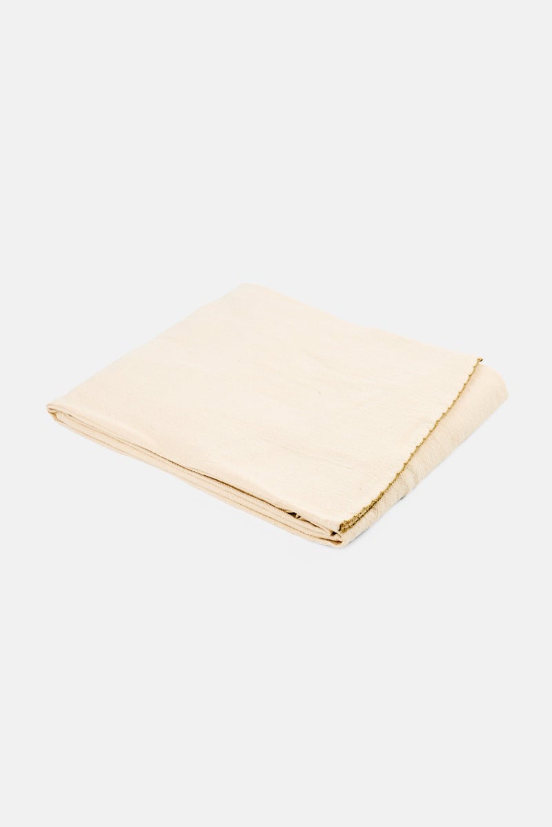 Muy Mucho Live Tablecloth Stitch 180 D cm, Beige - Image 1