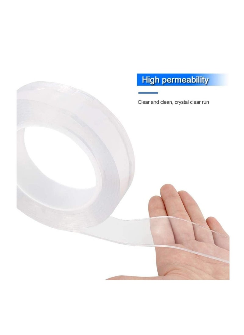 SKY-TOUCH - Torix  Double Sided Tape Mounting Transparent Trace Less Acrylic Reuse Washable Waterproof Adhesive Tape 3M - Image 1