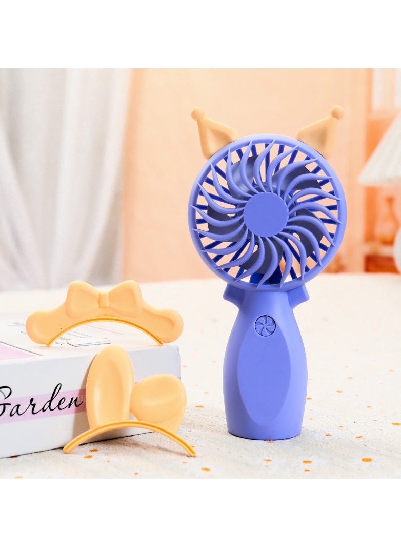 Loquat Handheld USB Rechargeable Small Fan - Image 1