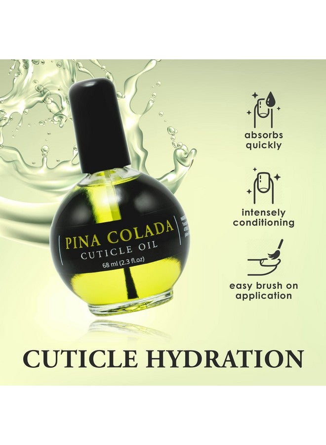 ايلي تشاز زيت مرطب للبشرة والعناية بالأظافر 2.3 أونصة سائلة بينا كولادا معطر بزيت الجوجوبا والصبار وفيتامين هـ لإصلاح الأظافر والبشرة ومرطب ومقوي للنمو - Image 4