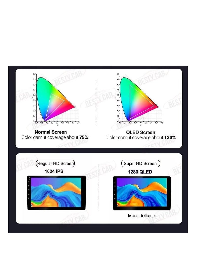 9'' Android Car Stereo Radio for Mitsubishi PAJERO V97/V93 2006-2013 Octa Core Android 10.0 Touchscreen Headunit supports GPS Navigation Carplay Android Auto BT DSP SWC AHD Backup Camera-4+64 - Image 5