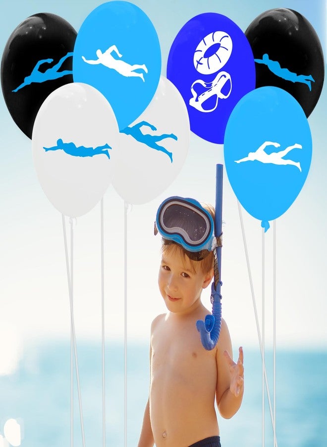 PIBIPAID 64PCS Swimming Balloons-Swimming Themed Party Supplies Decorations Swimming Action Sport Birthday Baby Shower Party Favors - Image 4