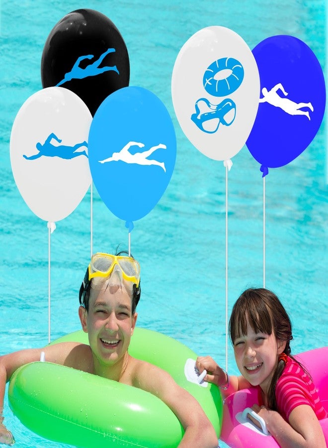 PIBIPAID 64PCS Swimming Balloons-Swimming Themed Party Supplies Decorations Swimming Action Sport Birthday Baby Shower Party Favors - Image 5
