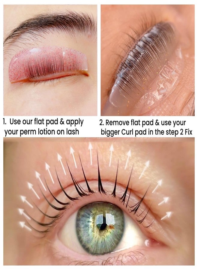 ICONSIAM Asian Flat Shields 1mm Thin Lash Lift Pad For NO.1 Perm Soften Eyelashes 100% Korean Glueless Pads Glueless Lash Lifting Shield For Salon Usage Flatter Rods For Perming Lashes Thoroughly (Hot Pink) - Image 4