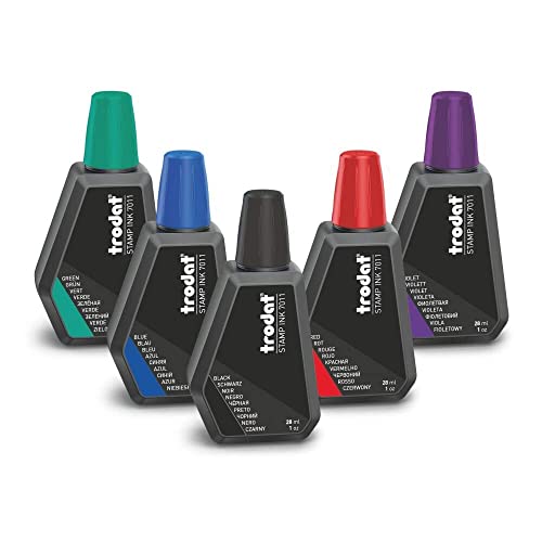 Trodat 55886 28 ml 7011 Stamp Pad Ink - Black - Image 3