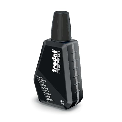 Trodat 55886 28 ml 7011 Stamp Pad Ink - Black - Image 2