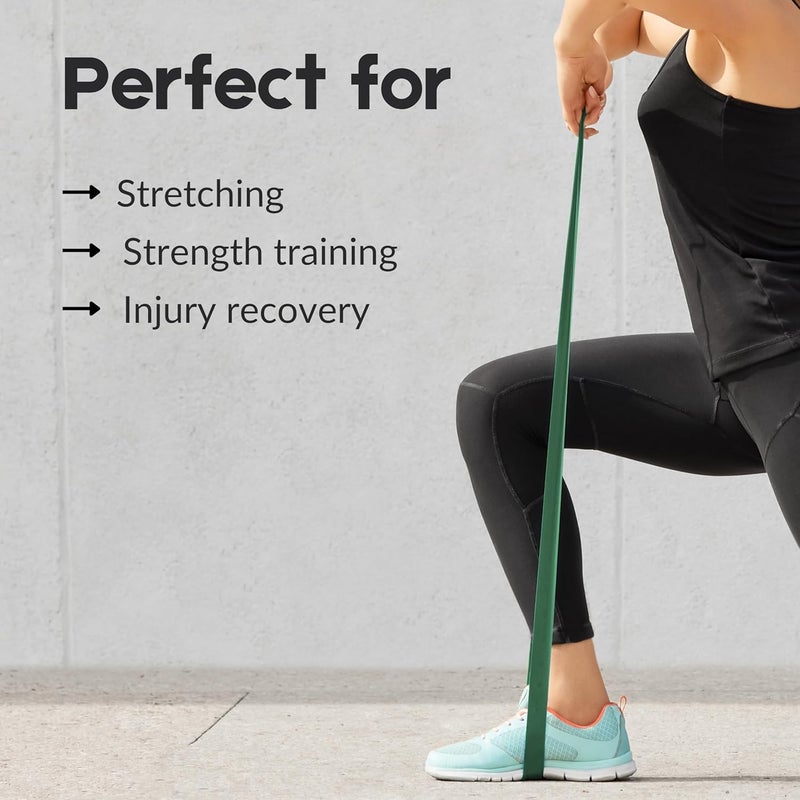 TheraBand مجموعة أحزمة المقاومة THERABAND - أحزمة مطاطية خالية من اللاتكس للتدريب على القوة والعلاج - Image 5