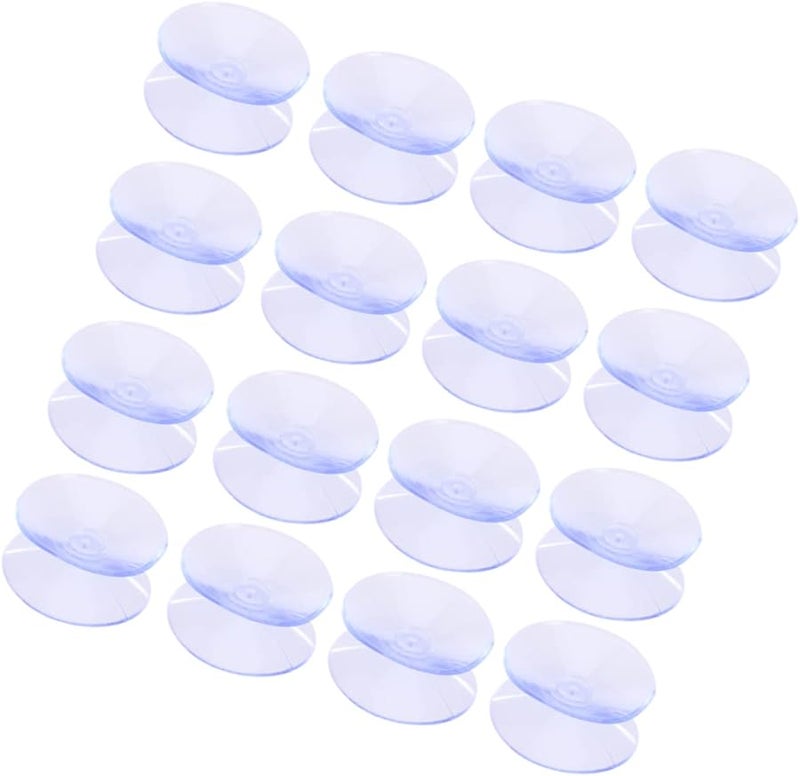 48 قطعة من أكواب الشفط المزدوجة الجوانب للزجاج متعددة الأغراض لتنظيم المنزل - Image 1