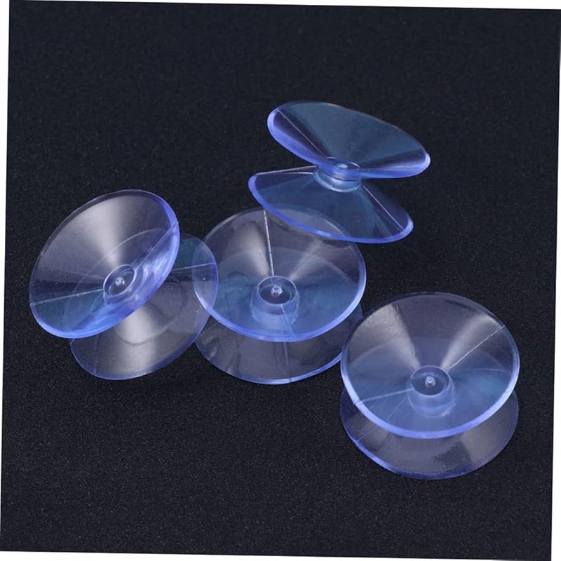 48 قطعة من أكواب الشفط المزدوجة الجوانب للزجاج متعددة الأغراض لتنظيم المنزل - Image 5