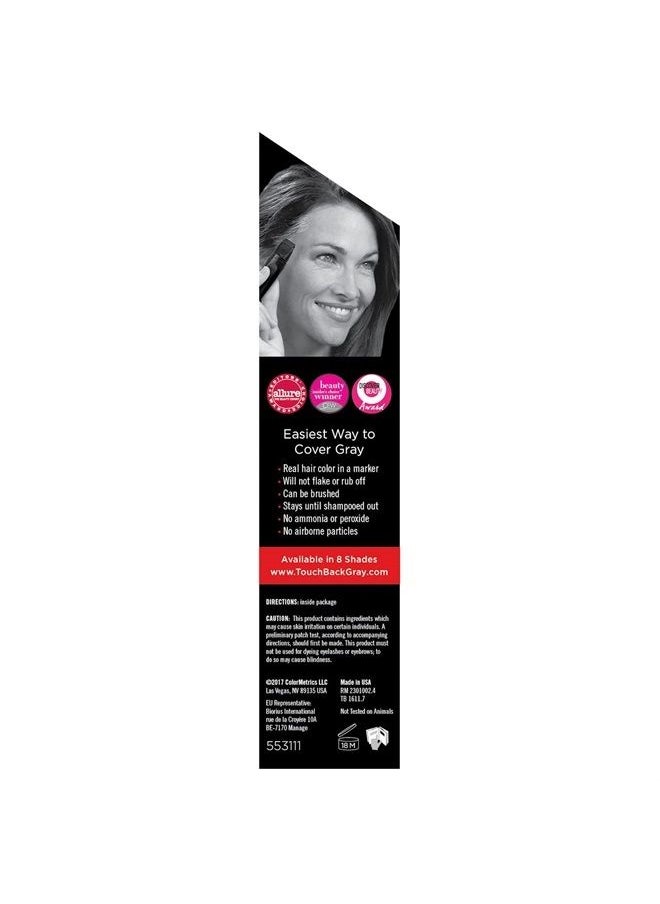 TouchBack - PRO Gray Root Touch Up Marker Applicator - Real Hair Color Dark Brown - Image 1