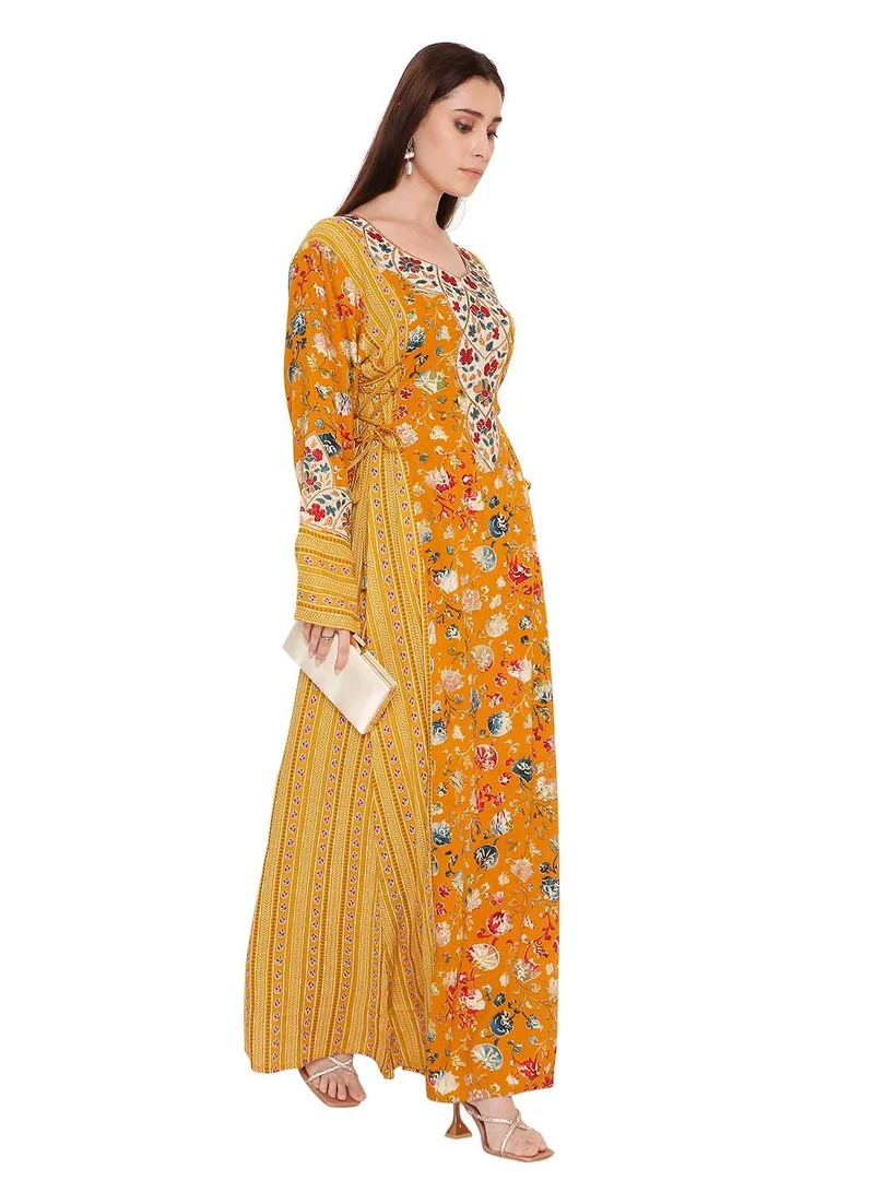 هانا آند سارا Rich & elegant long arabic kaftan traditional jalabia dress