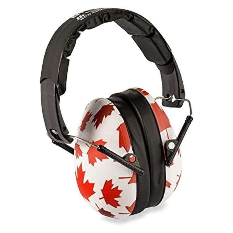 BANZ Kids Headphones â€“ Hearing Protection Earmuffs for Children â€“ Adjustable Headband to fit All Ages â€“ Protect Kids Ears â€“ Block Noise â€“ Fireworks â€“ Sporting Events â€“ Concerts â€“ Movies (Maple Leaf) - Image 1