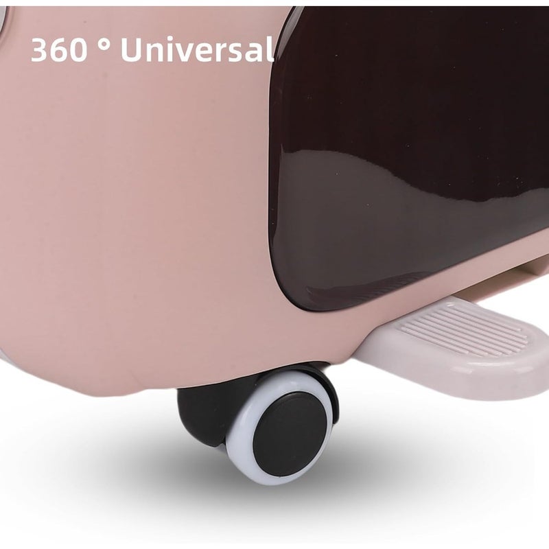 Ride On Luggage, Multi Functional Toddler Suitcase with Wheels and 90 Degree Folding Pedals, Large Capacity Carry On Trolley for Boys Girls Travel - Image 5