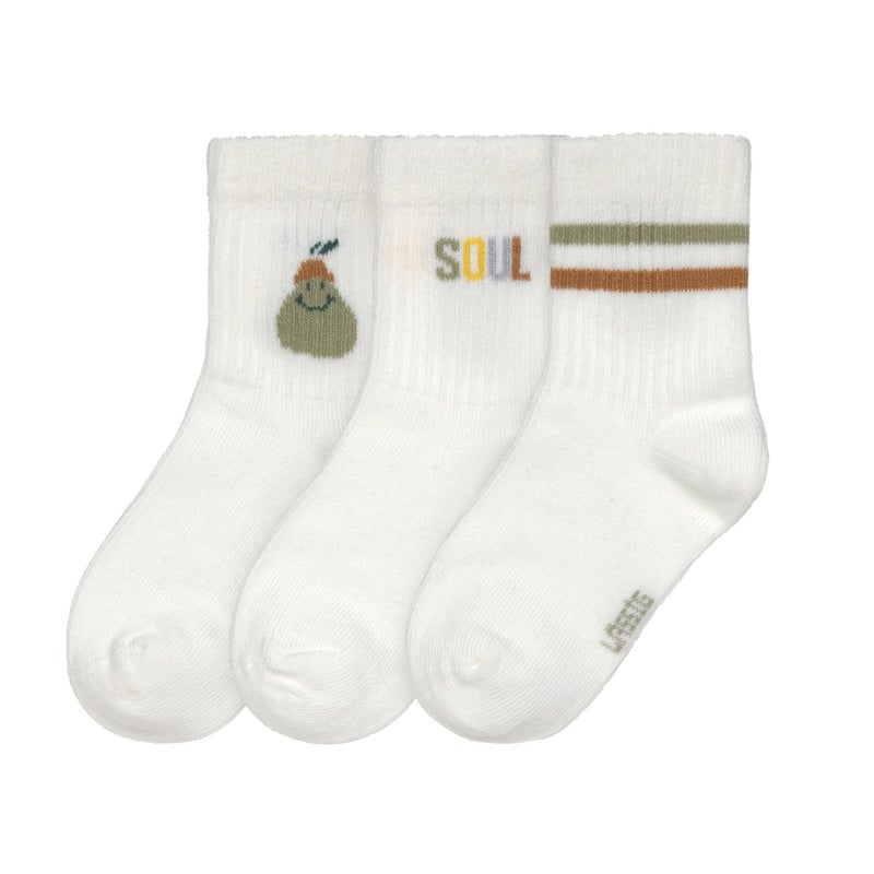Lassig Tennis Socks GOTS (3 pcs) - Image 1