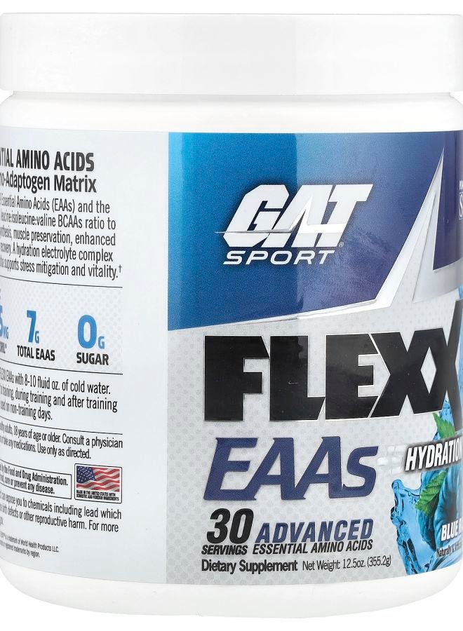 GAT Flexx EAAs + Hydration Blue Razz 12.5 oz (355.2 g) - Image 2