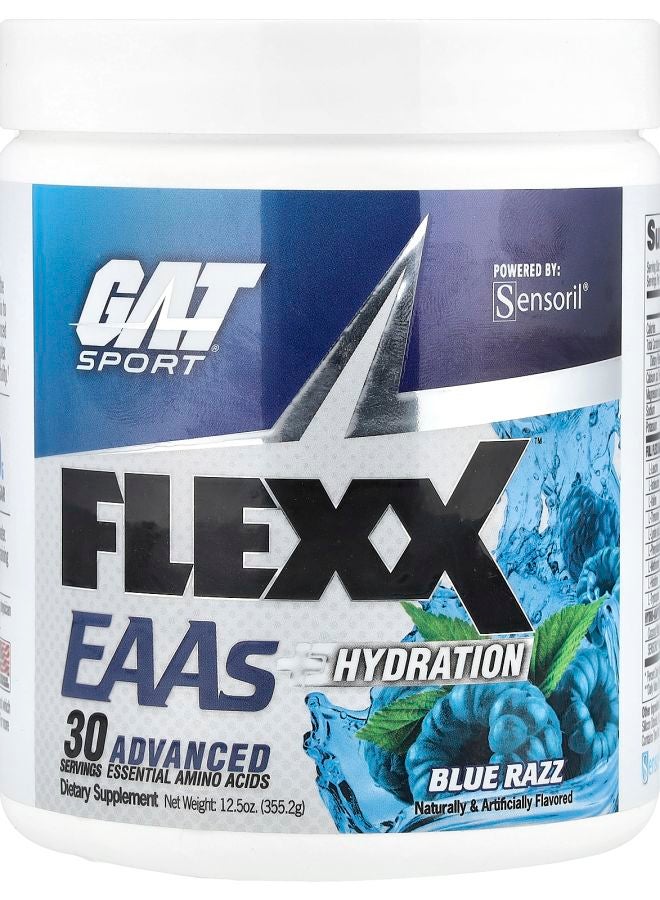 GAT Flexx EAAs + Hydration Blue Razz 12.5 oz (355.2 g) - Image 1