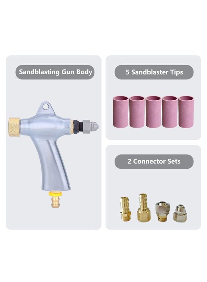 HOLDWIN Air Sandblaster Gun Blasting Gun for Sandblasting Cabinet for 990L/1200L Sand Blasting Cabinet Sandblaster Parts - Image 2