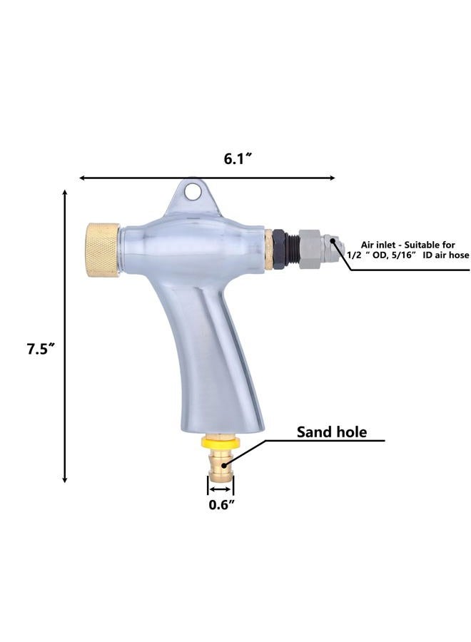 HOLDWIN Air Sandblaster Gun Blasting Gun for Sandblasting Cabinet for 990L/1200L Sand Blasting Cabinet Sandblaster Parts - Image 3